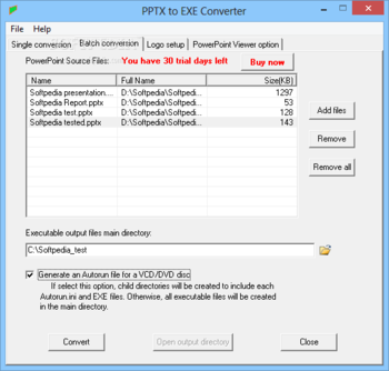 PPTX to EXE Converter screenshot 2