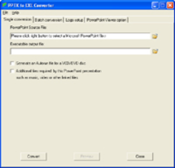 PPTX to EXE Converter screenshot