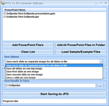 PPTX To JPG Converter Software screenshot 2