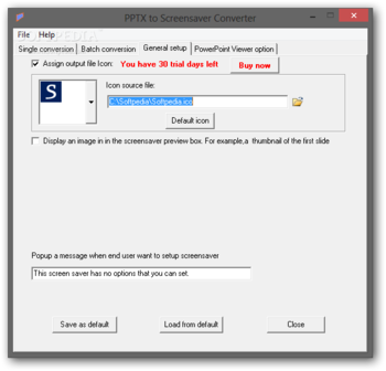 PPTX to Screensaver Converter screenshot 3