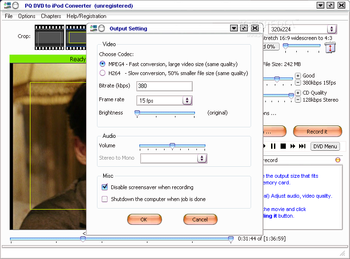 PQ DVD to iPod Converter screenshot 2