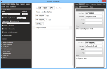 Practical Scriptwriter screenshot