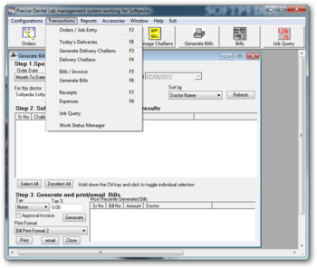 Precise Dental Lab management system screenshot 2