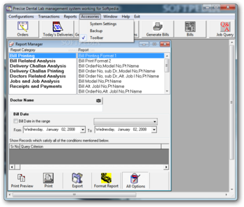 Precise Dental Lab management system screenshot 3