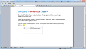 PredictiveTyper screenshot 2