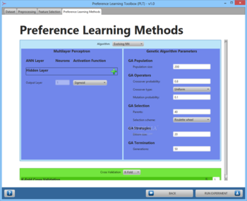 Preference Learning Toolbox (PLT) screenshot 4