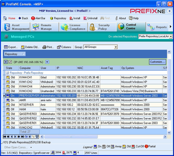 PrefixNE screenshot