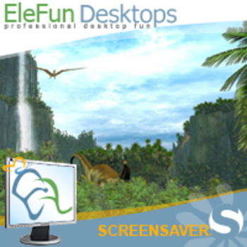 Prehistoric Valley - Animated Screensaver screenshot