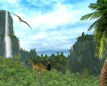 Prehistoric Valley Animated Wallpaper screenshot