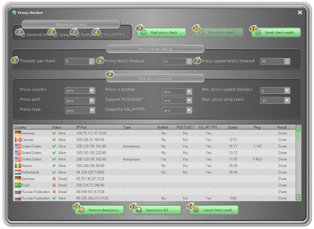 Premium Proxy Switcher Portable screenshot 2