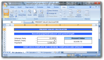 Present Value Calculator screenshot