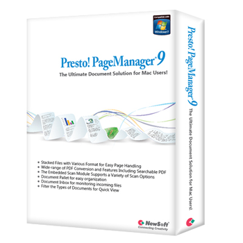 Presto PageManager 9 Professional for Windows screenshot