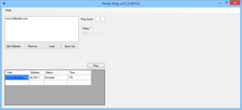 Pretty Ping screenshot