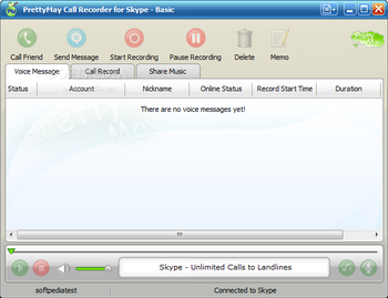 PrettyMay Call Recorder for Skype Basic screenshot