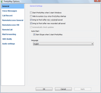 PrettyMay Voice Plugin for Skype screenshot 3