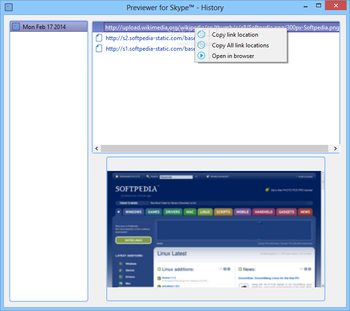 Previewer for Skype screenshot 3