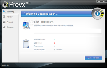 Prevx - Free Malware Scanner screenshot