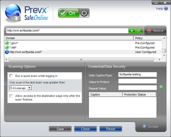 Prevx SafeOnline screenshot 4