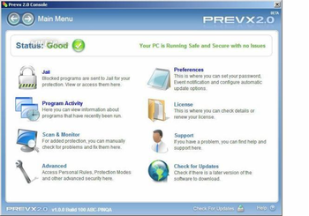 Prevx2.0 screenshot