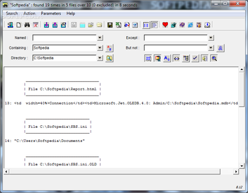 PRGrep screenshot