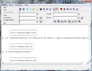 PRGrep screenshot 2