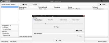 PRIMA Password Case screenshot 2