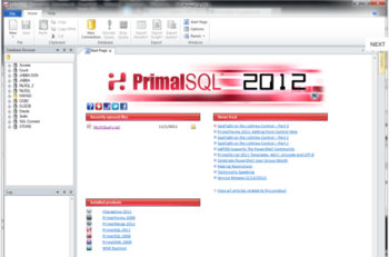 PrimalSQL 2012 screenshot