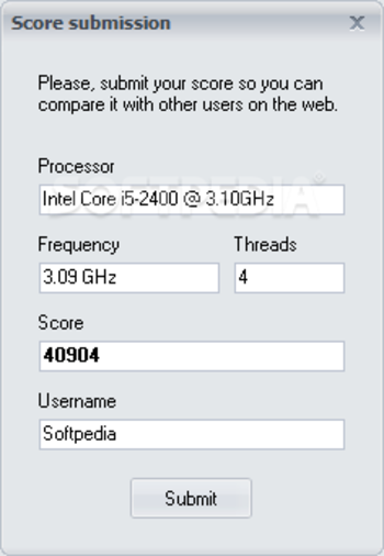 Prime Benchmark screenshot 2