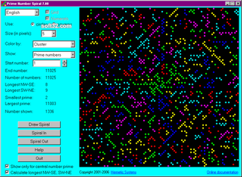 Prime Number Spiral screenshot 3