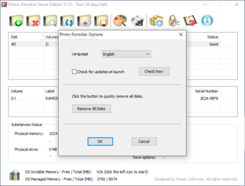 Primo Ramdisk Server Edition screenshot 11