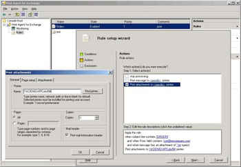 Print Agent for Exchange screenshot