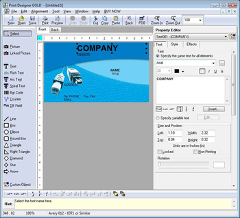 Print Designer GOLD screenshot 3