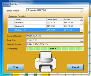 Print Envelopes Visual screenshot 4