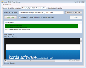 Print Multiple HTML screenshot 3