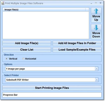 Print Multiple Image Files Software screenshot