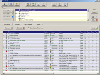Print Track screenshot