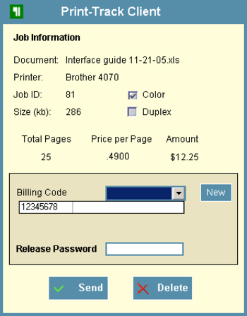 Print Track screenshot 3
