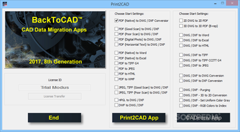 Print2CAD screenshot