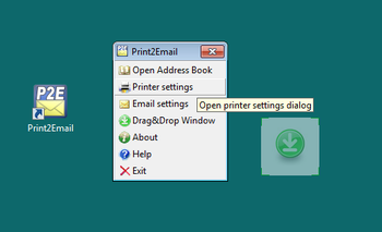 Print2Email screenshot