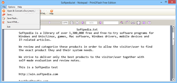 Print2Flash Free Edition screenshot 2