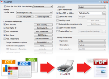 Print2PDF screenshot 2