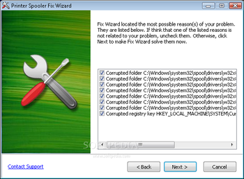 Printer Spooler Fix Wizard screenshot