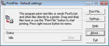 PrintFile screenshot