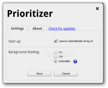 Prioritizer screenshot 3