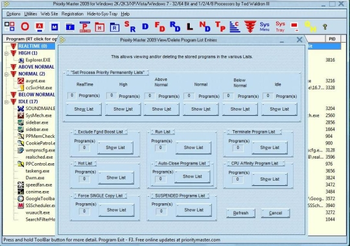 Priority Master 2009 screenshot