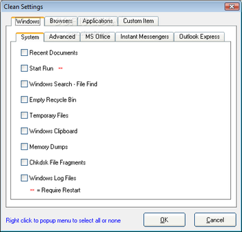 Privacy and Registry Cleaner screenshot 7