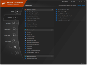 Privacy Eraser Free Portable screenshot 3