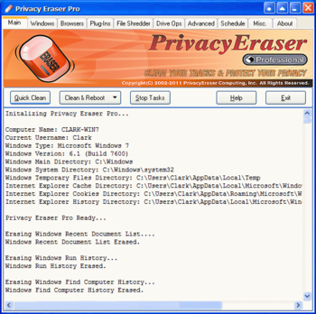 Privacy Eraser Pro screenshot 2