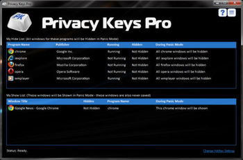 Privacy Keys Pro screenshot
