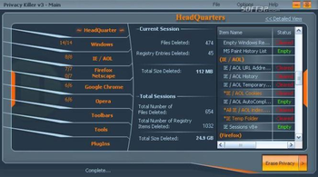 Privacy Killer screenshot 3